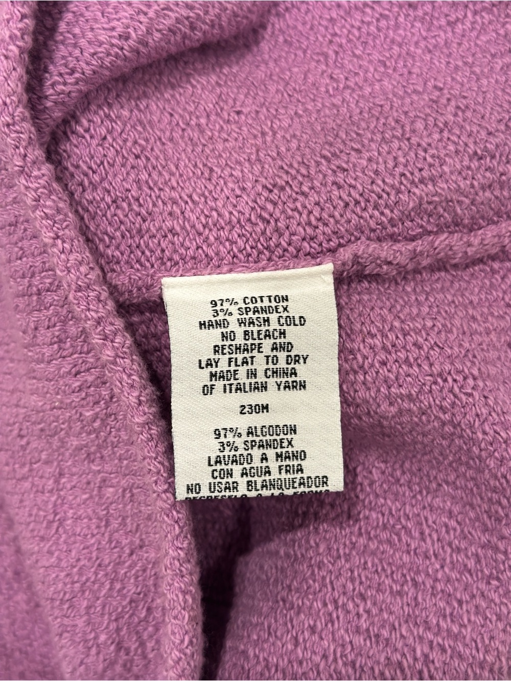 Eileen Fisher Lilac Sleeveless Textured Knit Tank - Picture 5 of 8